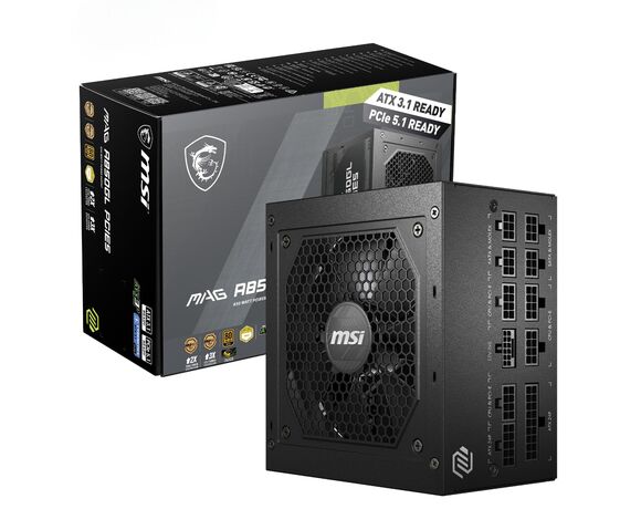 Fonte MSI A850G PCIES 850W 80 Plus Gold